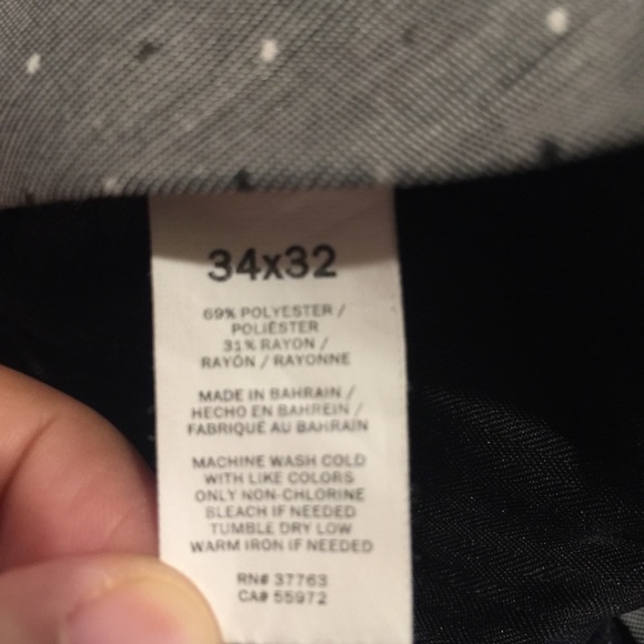 Perry Ellis Charcoal Gray Dress Pants - Picture 4 of 7